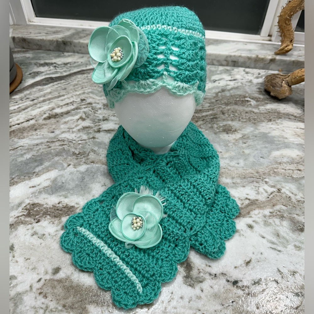 Crochet Hat and Scarf
